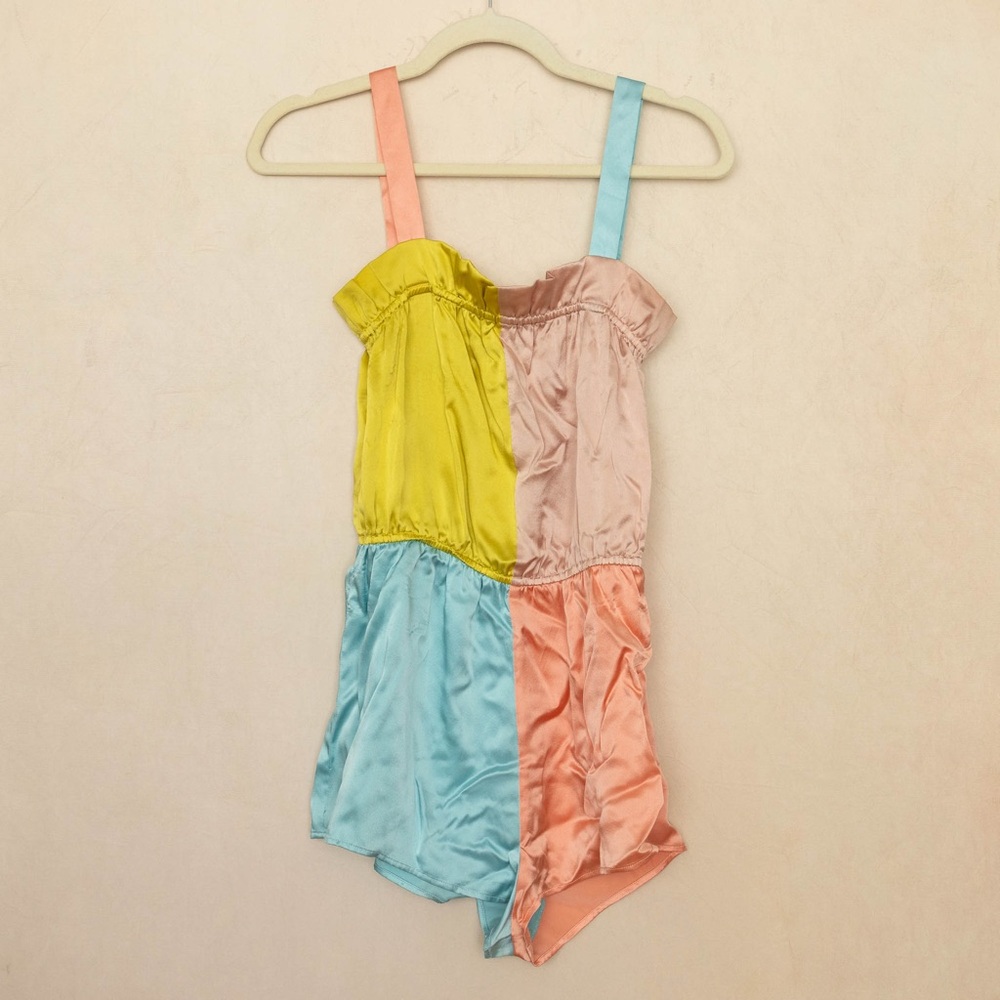 Morgan Lane Silk Romper